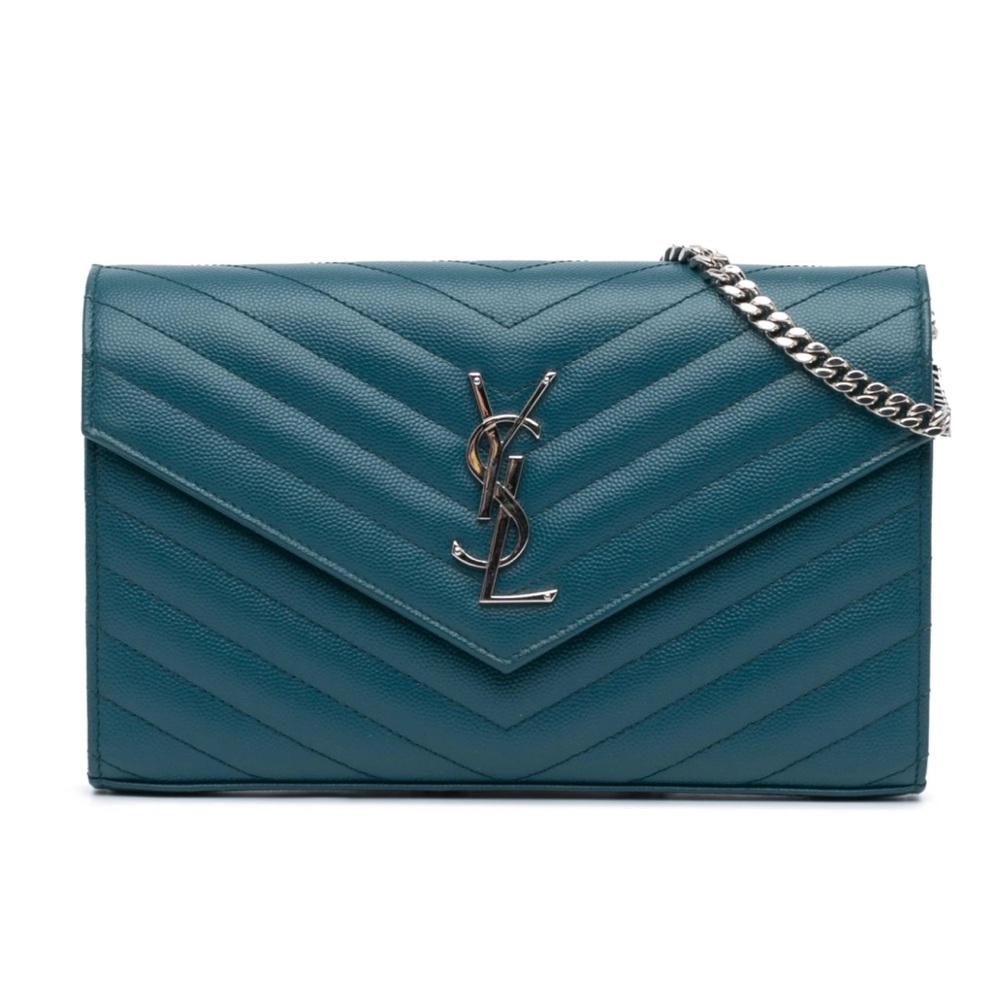 Saint Laurent YSL Large Wallet on a Chain